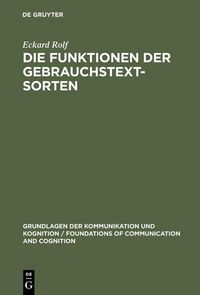 Produktbild: Die Funktionen der Gebrauchstextsorten