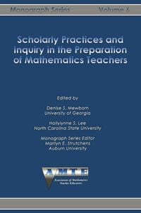 Produktbild: Scholarly Practices and Inquiry in the Preparation of Mathematics Teachers