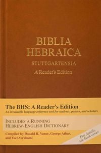 Produktbild: Biblia Hebraica Stuttgartensia (Bhs), a Reader's Edition, Hardcover (Hardcover)