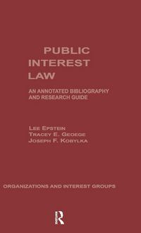 Produktbild: Public Interest Law