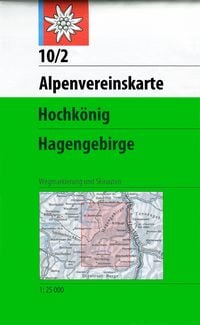 Bild vom Artikel DAV Alpenvereinskarte 10/2 Hochkönig - Hagengebirge Weg und Skirouten 1 : 25 000 vom Autor Deutscher Alpenverein e.V.