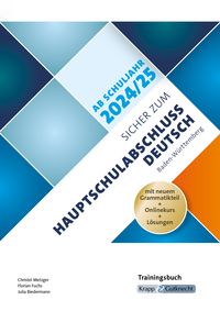Produktbild: Sicher zum Hauptschulabschluss Deutsch Baden-W&uuml;rttemberg &ndash; ab Schuljahr 2024/2025 inkl. L&ouml;sungen und Onlinekurs
