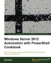 Produktbild: Windows Server 2012 Automation with Powershell Cookbook