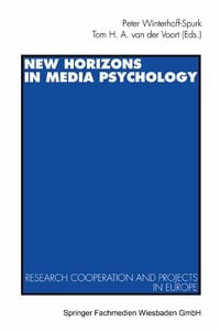 Produktbild: New Horizons in Media Psychology