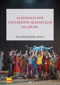 Almanach der Universität Mozarteum Salzburg Siegfried Mauser
