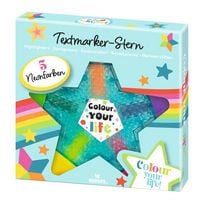 Produktbild: Mini-Bringsel Textmarker Stern und Blume