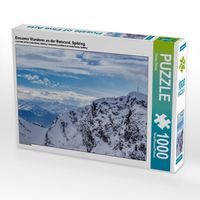 Produktbild: CALVENDO Puzzle Einsamer Wanderer an der Rotwand, Spitzing 1000 Teile Puzzle quer | 1000 Teile Lege-Gr&ouml;&szlig;e 64 &times; 48 cm Foto-Puzzle f&uuml;r gl&uuml;ckliche Stunden