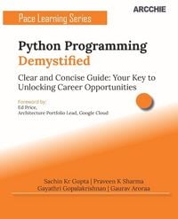 Produktbild: Python Programming Demystified