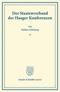 Produktbild: Der Staatenverband der Haager Konferenzen.
