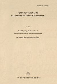 Produktbild: Zu Fragen der Strahlmittelpr&uuml;fung
