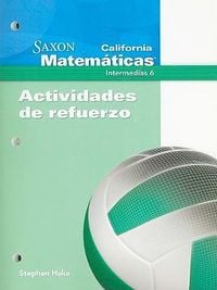 Produktbild: California Saxon Matematicas Intermedias 6, Actividades de Refuerzo