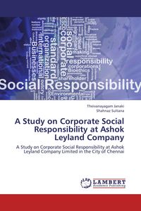 Produktbild: A Study on Corporate Social Responsibility at Ashok Leyland Company