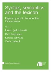 Produktbild: Syntax, semantics, and the lexicon