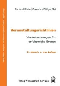 Produktbild: Veranstaltungsrichtlinien.