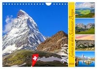 Produktbild: Gr&uuml;ezi in den Schweizer Bergen (Wandkalender 2026 DIN A4 quer), CALVENDO Monatskalender