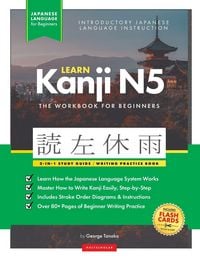 Produktbild: Learn Japanese Kanji N5 Workbook