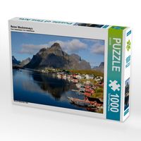 Produktbild: CALVENDO Puzzle Reine/ Moskenes&oslash;ya | 1000 Teile Lege-Gr&ouml;&szlig;e 64x48cm Foto-Puzzle f&uuml;r gl&uuml;ckliche Stunden