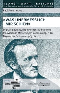 Produktbild: &raquo;Was unermesslich mir schien&laquo;