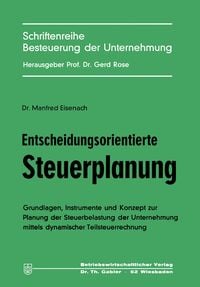 Produktbild: Entscheidungsorientierte Steuerplanung