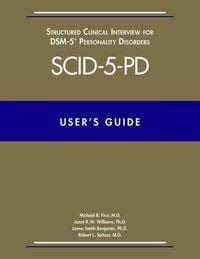 Produktbild: User's Guide for the Structured Clinical Interview for DSM-5 Personality Disorders (SCID-5-PD)