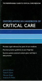 Produktbild: Oxford American Handbook of Critical Care