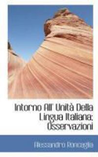 Produktbild: Intorno All' Unit Della Lingua Italiana; Osservazioni