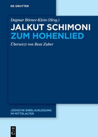 Produktbild: Jalkut Schimoni zum Hohenlied