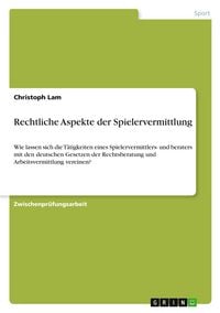 Produktbild: Rechtliche Aspekte der Spielervermittlung