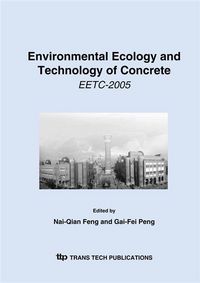 Produktbild: Environmental Ecology and Technology of Concrete