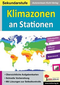 Klimazonen an Stationen Autorenteam Kohl-Verlag