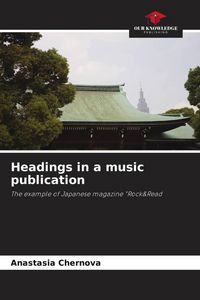 Produktbild: Headings in a music publication