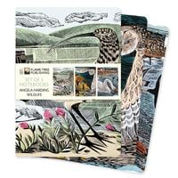 Produktbild: Dreier Set DIN-A5-Format-Notizb&uuml;cher: Angela Harding, Tierwelt