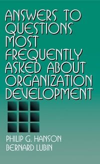 Produktbild: Answers to Questions Most Frequently Asked about Organization Development