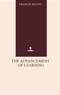 Produktbild: The Advancement of Learning