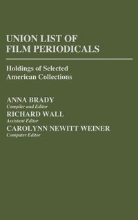 Produktbild: Union List of Film Periodicals