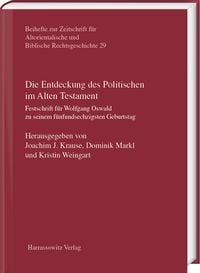 Produktbild: Die Entdeckung des Politischen im Alten Testament