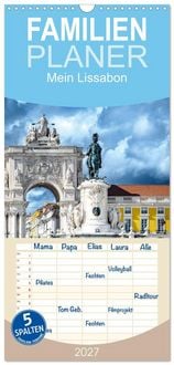 Produktbild: Familienplaner 2027 - Mein Lissabon mit 5 Spalten (Wandkalender, 21 x 45 cm) CALVENDO