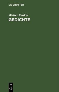 Produktbild: Gedichte