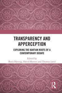 Produktbild: Transparency and Apperception