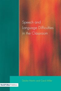 Produktbild: Speech and Language Difficulties in the Classroom