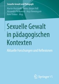 Produktbild: Sexuelle Gewalt in p&auml;dagogischen Kontexten
