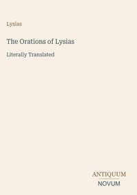 Produktbild: The Orations of Lysias