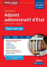 Produktbild: Concours adjoint administratif etat