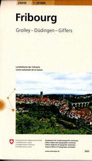 Swisstopo 1 : 25 000 Fribourg Bundesamt für Landestopografie swisstopo