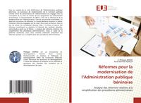 Produktbild: R&eacute;formes pour la modernisation de l'Administration publique b&eacute;ninoise