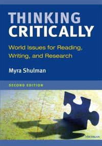 Produktbild: Shulman, M: Thinking Critically