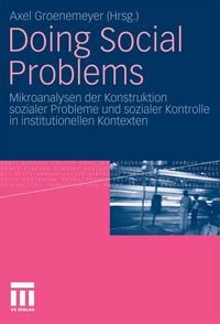 Produktbild: Doing Social Problems