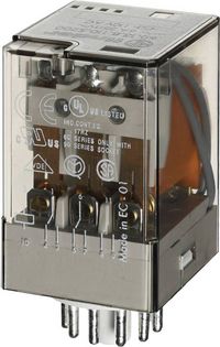 Produktbild: Finder 60.13.8.024.0050 Steckrelais 24 V/AC 10A 3 Wechsler 1St.
