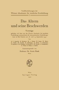 Produktbild: Das Altern und seine Beschwerden