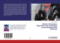 Produktbild: Motion Estimation Algorithms for H.264/AVC using Modified AOS Methods